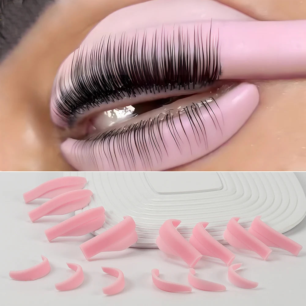14Pcs 7 Sizes Hot Sale Lash Lift Rods,Lash Lift Shield for Eyelash Perming,Upper and Lower Lash Lif Pads for Salon and Home Use.