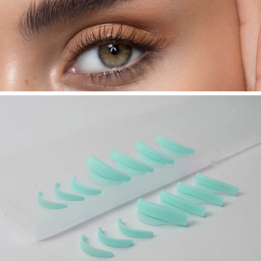 14Pcs 7 Sizes Hot Sale Lash Lift Rods,Lash Lift Shield for Eyelash Perming,Upper and Lower Lash Lif Pads for Salon and Home Use.