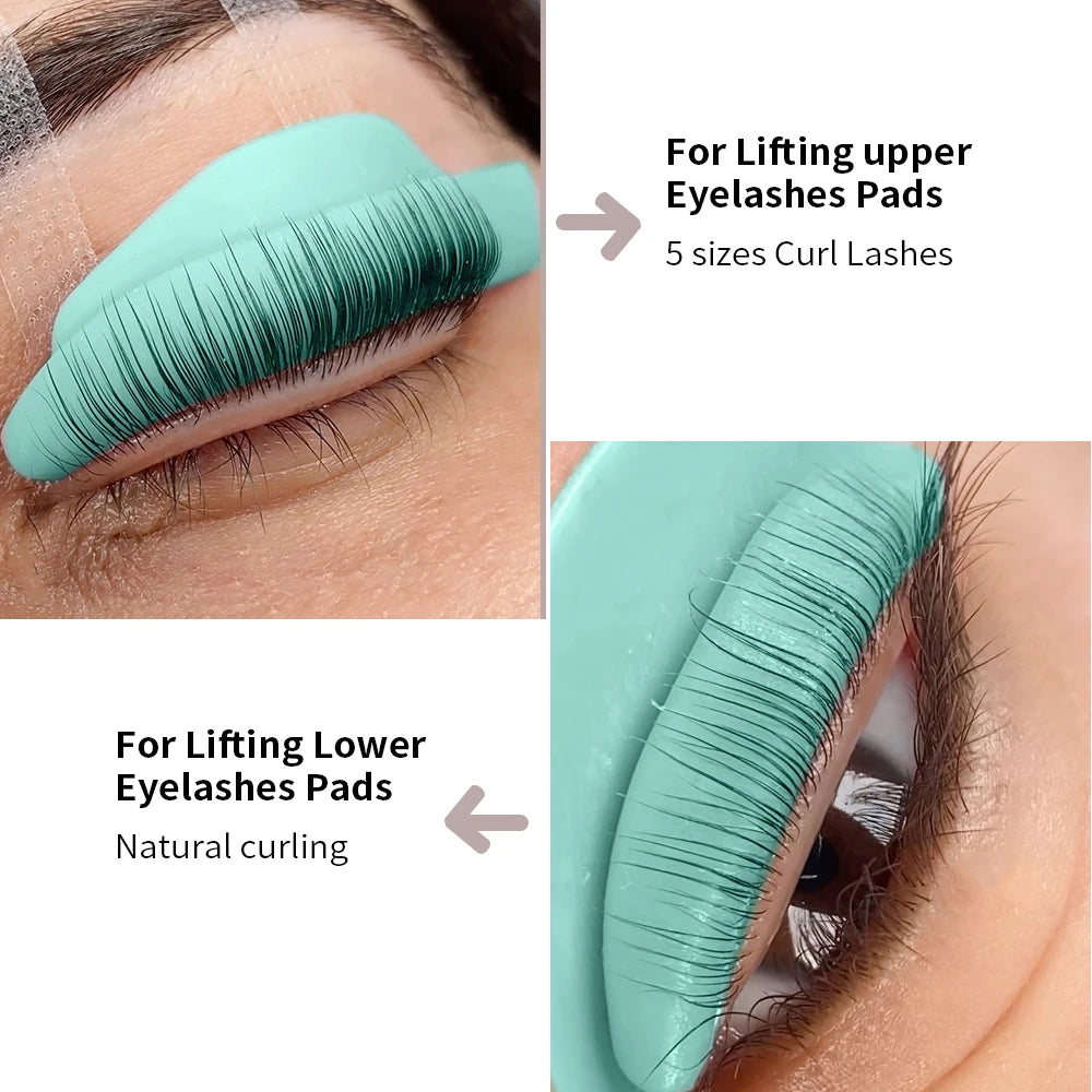 14Pcs 7 Sizes Hot Sale Lash Lift Rods,Lash Lift Shield for Eyelash Perming,Upper and Lower Lash Lif Pads for Salon and Home Use.