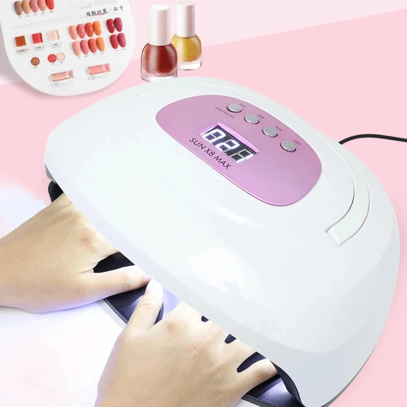 Nail Dryer LED Nail Lamp UV Lamp for Curing All Gel Nail Polish With Motion Sensing Manicure Pedicure Salon Tool For Home Use