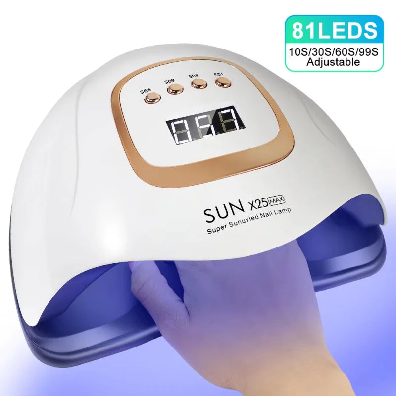 Nail Dryer LED Nail Lamp UV Lamp for Curing All Gel Nail Polish With Motion Sensing Manicure Pedicure Salon Tool For Home Use
