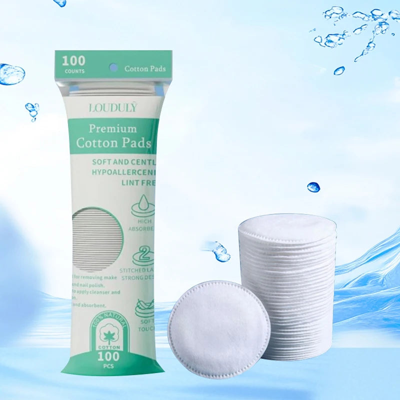 Cotton makeup Pads Disposable Clean Cotton Face Nail Polish Remover Round Soft Face Cleansing Remover Cotton Pads Makeup Tools