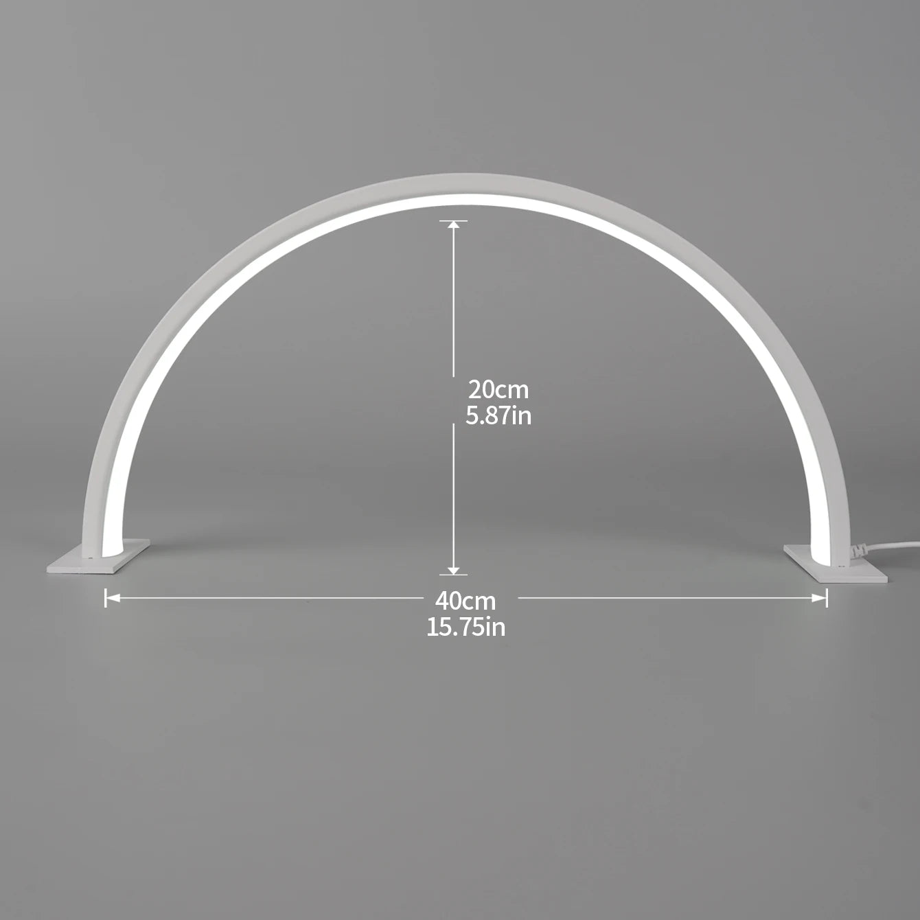 Nail lamp half moon U-shaped home beauty lamp desktop nail simple LED office desk lamp