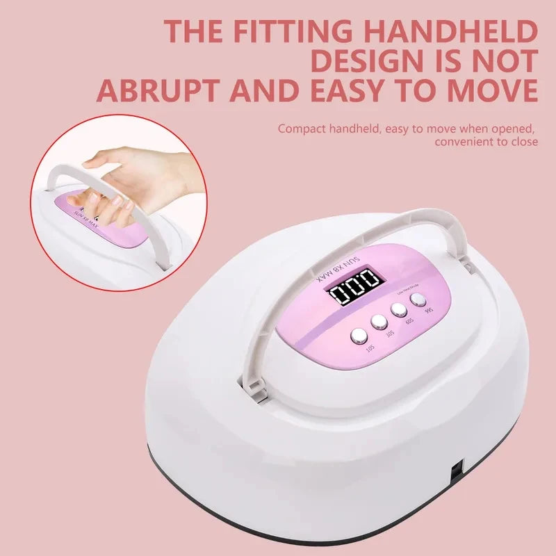 Nail Dryer LED Nail Lamp UV Lamp for Curing All Gel Nail Polish With Motion Sensing Manicure Pedicure Salon Tool For Home Use