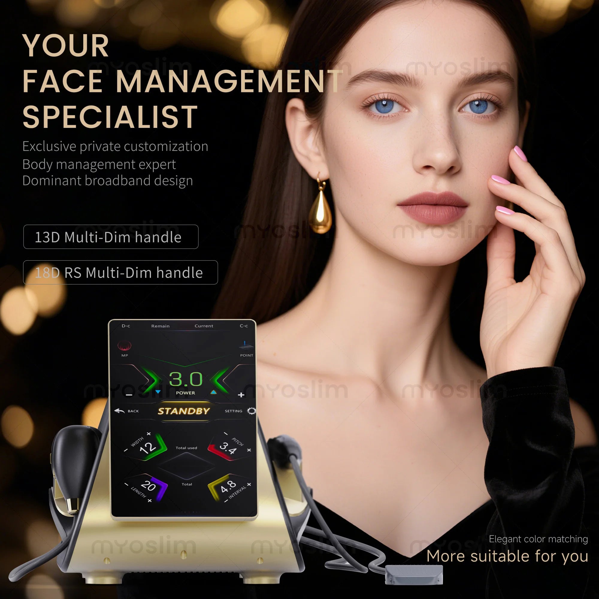 22D MAX HIFU Beauty  Equipment Machine for Facial Tightening Slimming And Fat Reduction Latest Model
