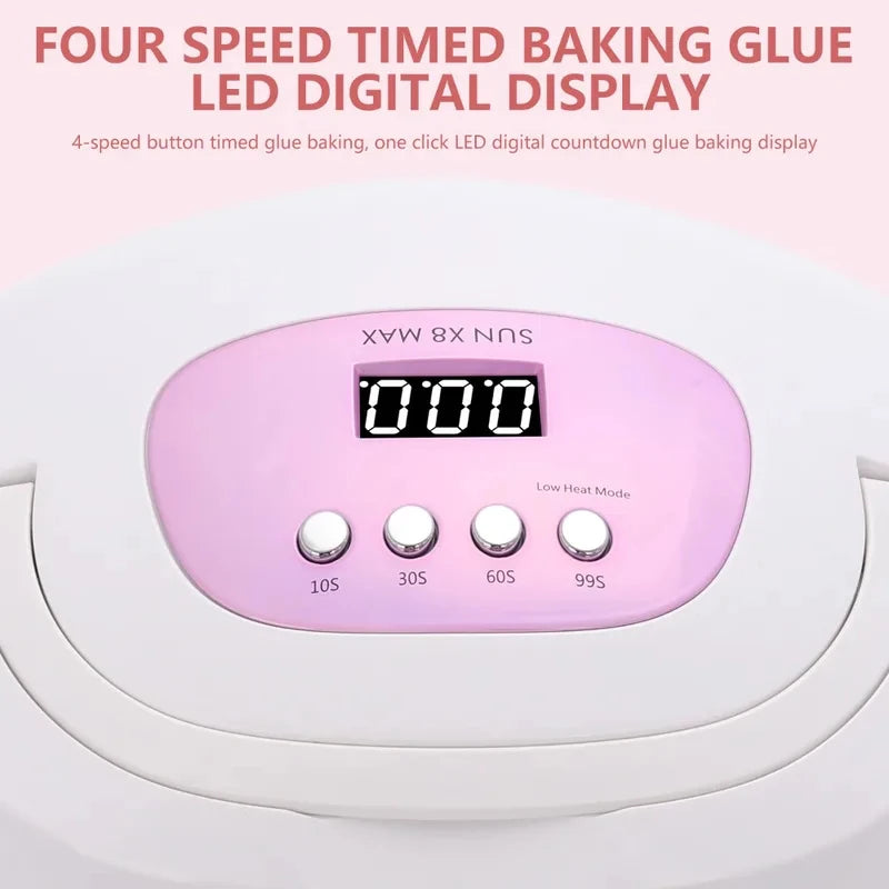 Nail Dryer LED Nail Lamp UV Lamp for Curing All Gel Nail Polish With Motion Sensing Manicure Pedicure Salon Tool For Home Use