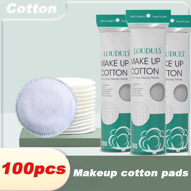 Cotton makeup Pads Disposable Clean Cotton Face Nail Polish Remover Round Soft Face Cleansing Remover Cotton Pads Makeup Tools