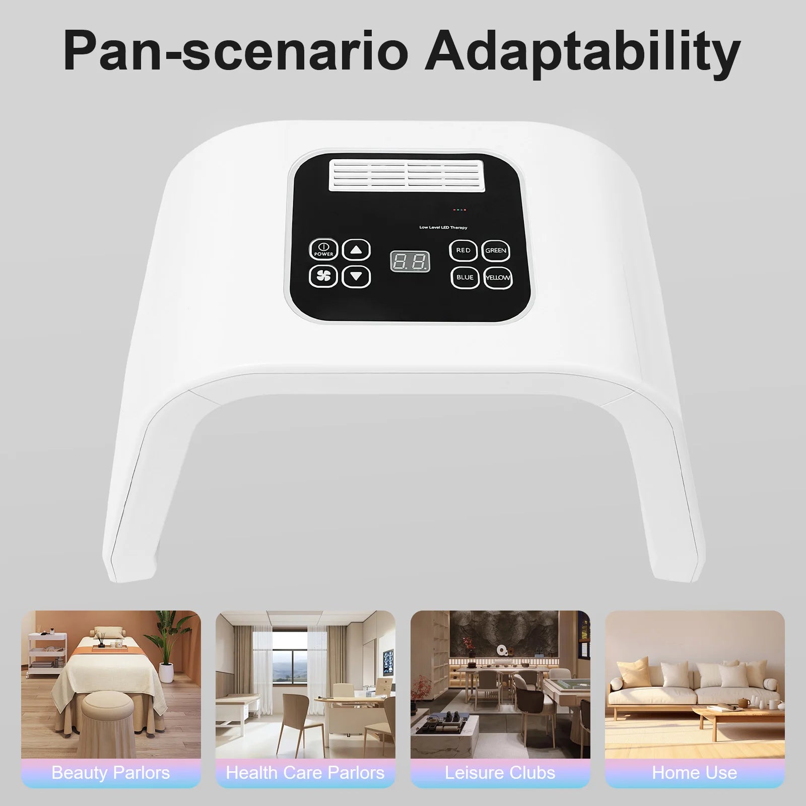 7-color Photon Spa Beauty Equipment, LED Face Skin Care Light Machine, Skin Facial Salon Equipment